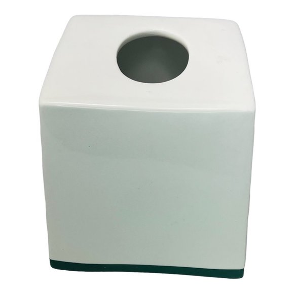 Vintage Certified International Ceramic "Prancer & Dasher" Tissue Box Cover - Picture 6 of 9